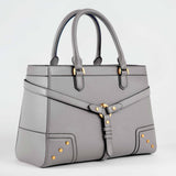 Stockholm Satchel Grey - Ava Carrington
